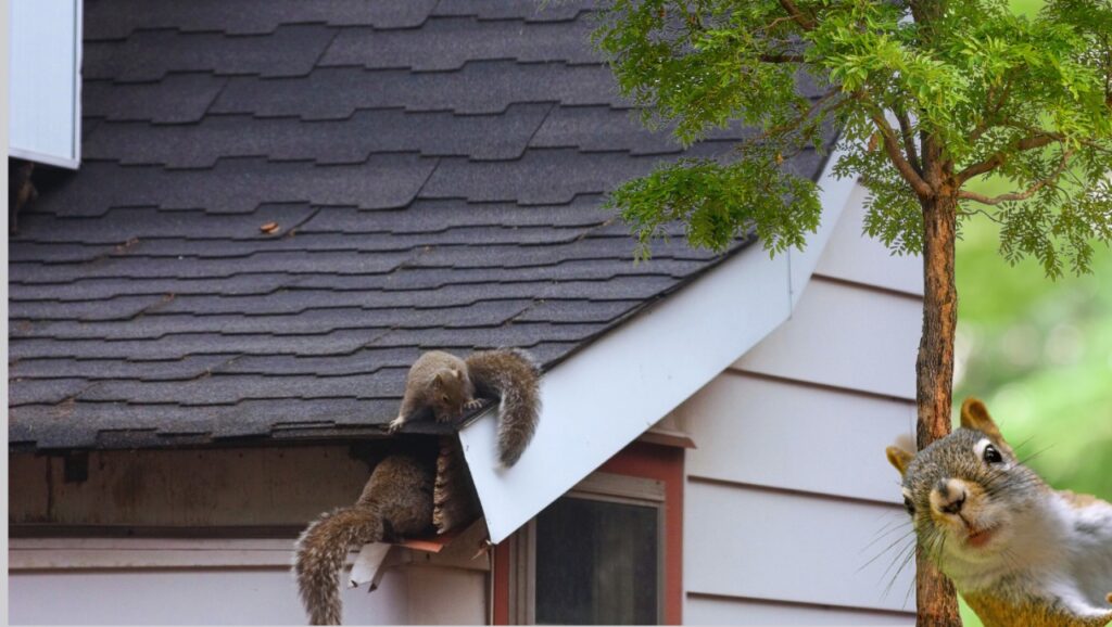 Squirrels in house walls