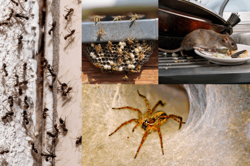 four active pest during spring