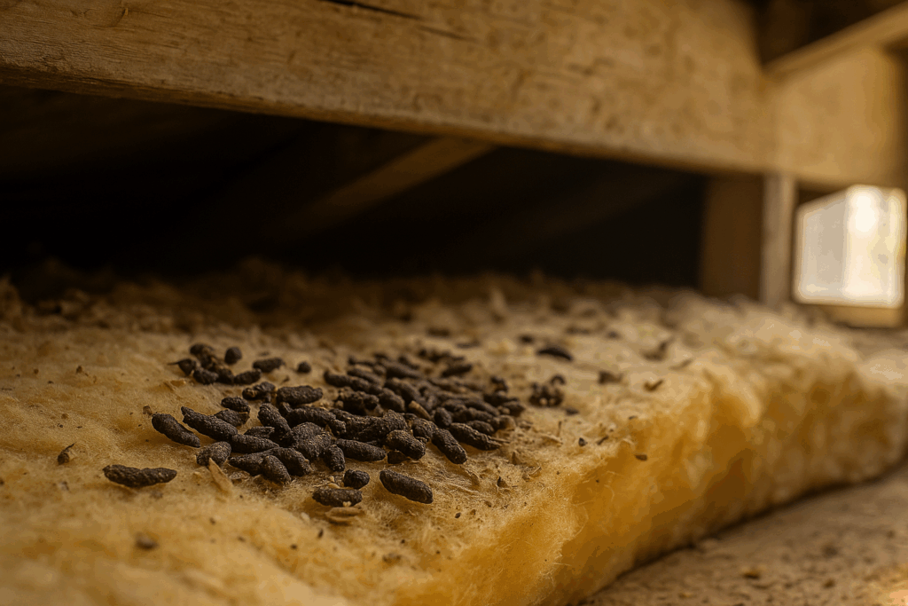 close up bat droppings